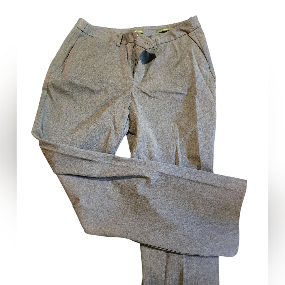 Eddie Bauer Womens Charcoal Chinos